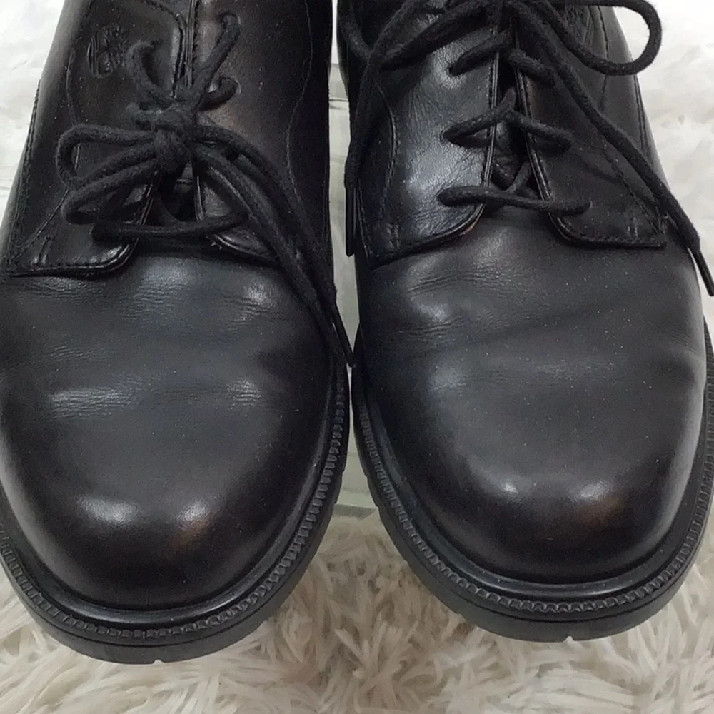 Timberland black leather lace up Oxford shoes 8.5